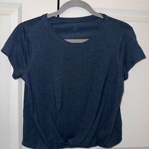 Lululemon Athletica Blue Fitted Short Sleeve Tee